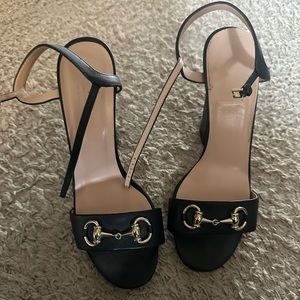 Gucci Horsebit Heels Black Size 39
